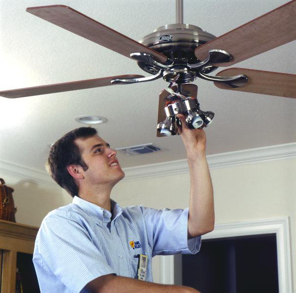 Ceiling Fan Installation in Lake Highlands